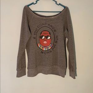 Bella Canvas BiggieSmalls wide shoulder sweatshirt